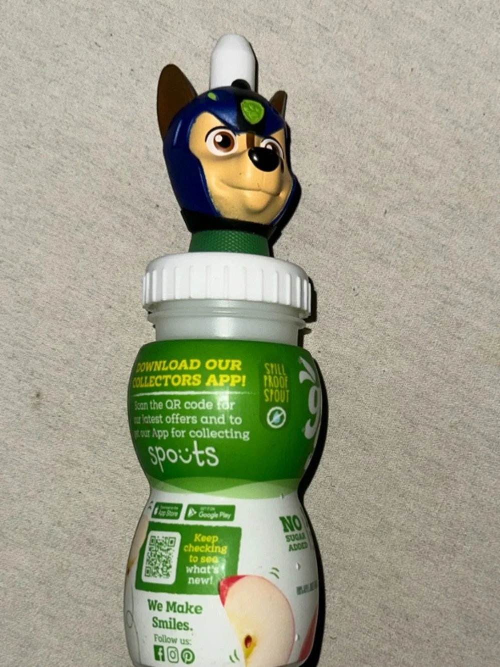 Paw Patrol Chase Bottle Top in Blue and Green